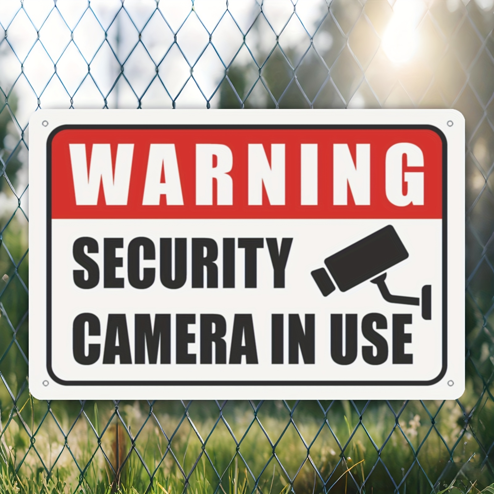 Home Yard Security - HD Metal Tin Sign Warning Security