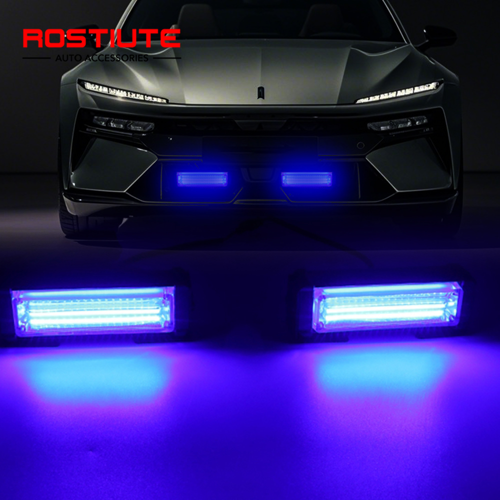 Home Security Police - 2 in 1 COB Grille Strobe