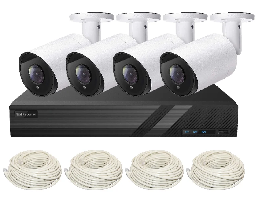 Home Security Kit With Camera - Kit Home Security POE NVR Kit