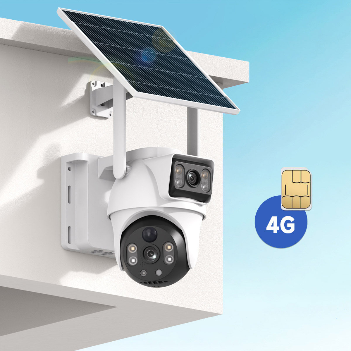 Ip Camera Outdoor 4K - XIAOVV 8MP Solar Camera 4G SIM
