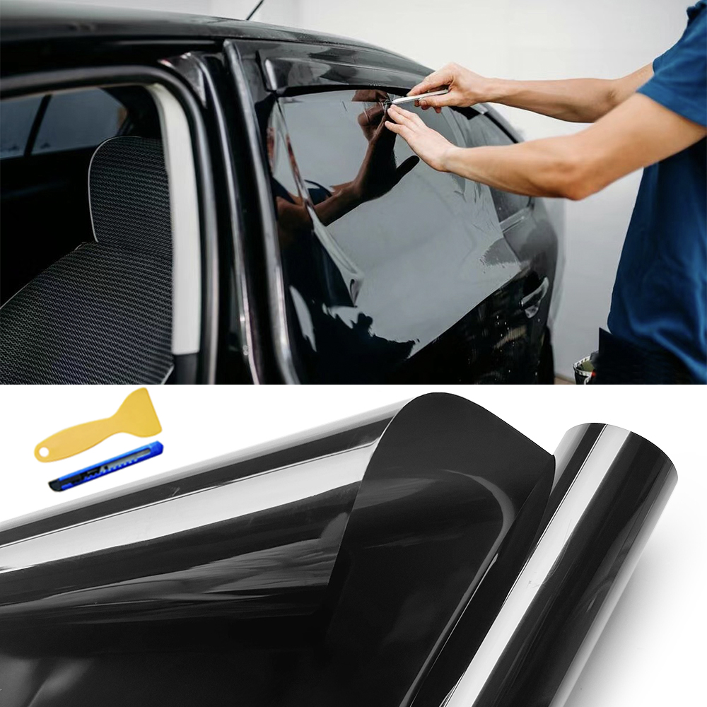 Home Security For Windows - 50cmx3m Car Window Privacy Tint Film