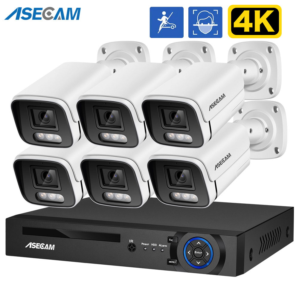Home Security And Cctv - 8MP 4K Ai Face Detection Security