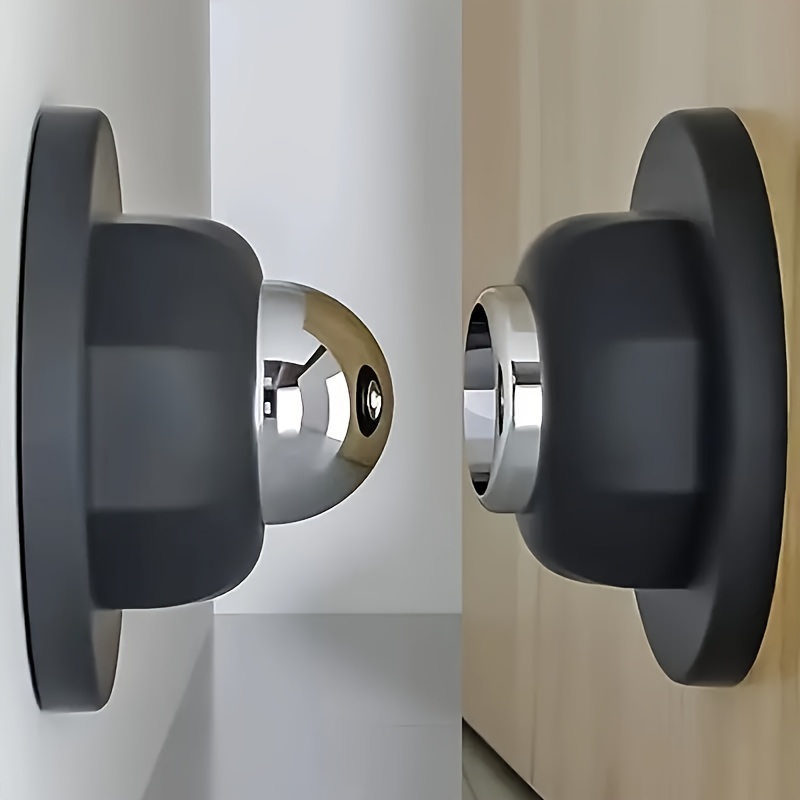 Home Security Door Reinforcement Lock - 1 high-quality magnetic door stop for