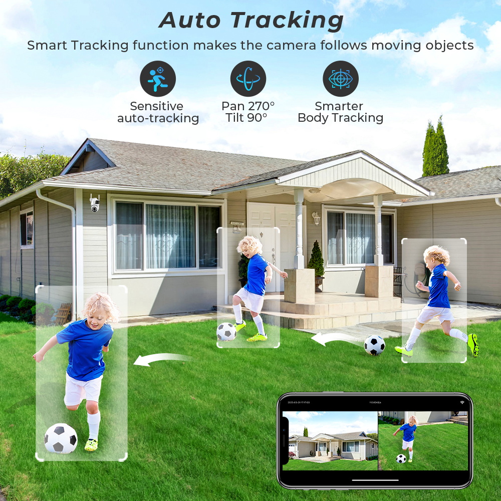 BESDER 4K 8MP Wifi Camera PTZ  - Ip Camera Outdoor 4K 评论和价格