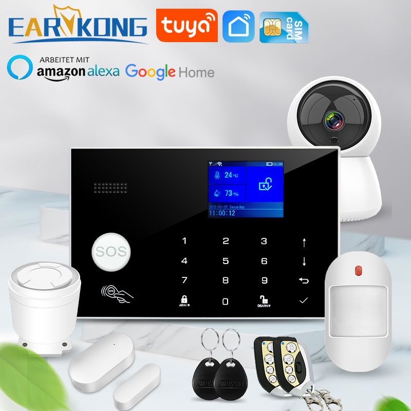 Wifi GSM Alarm System 433MHz H - Home Security Number 评论和价格