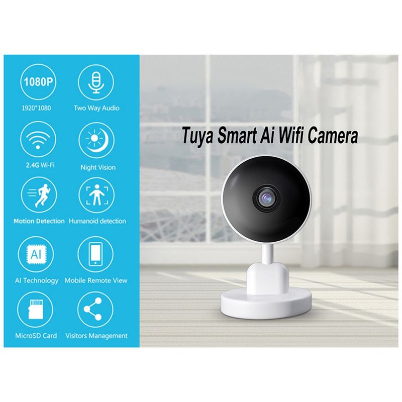 Essential Indoor Wifi Tuya Cam - Home Security Cameras Wireless 评论和价格