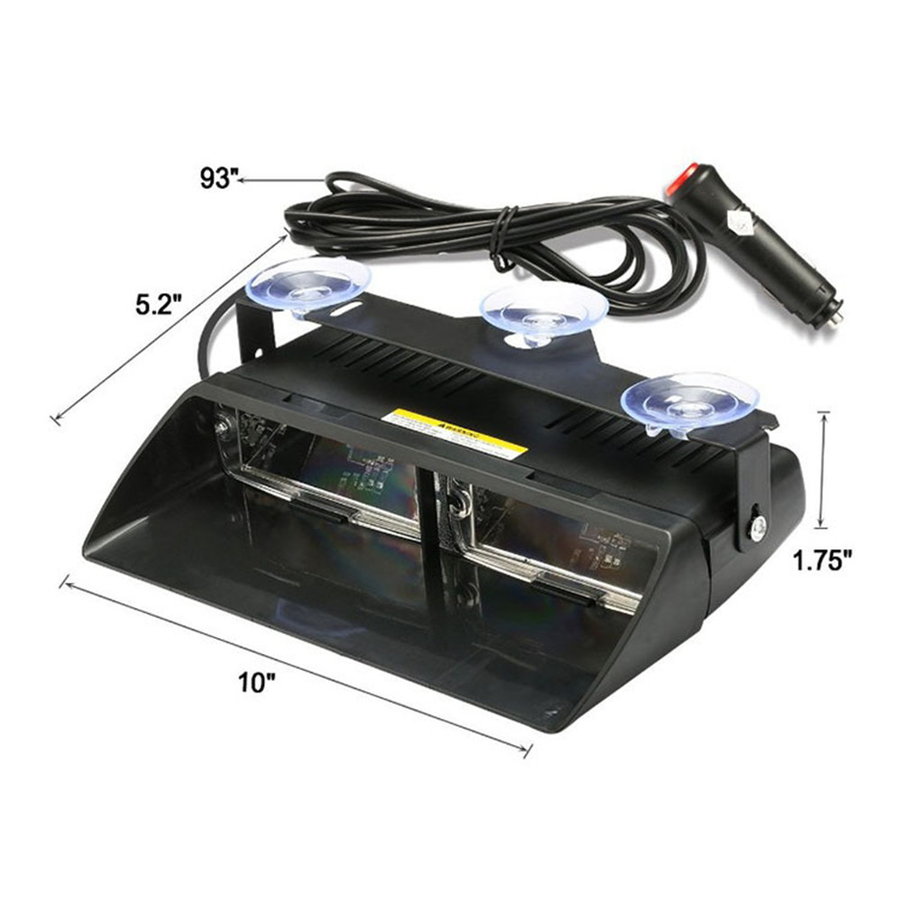 16 LED Windshield Dash Strobe  - Home Security Police 评论和价格