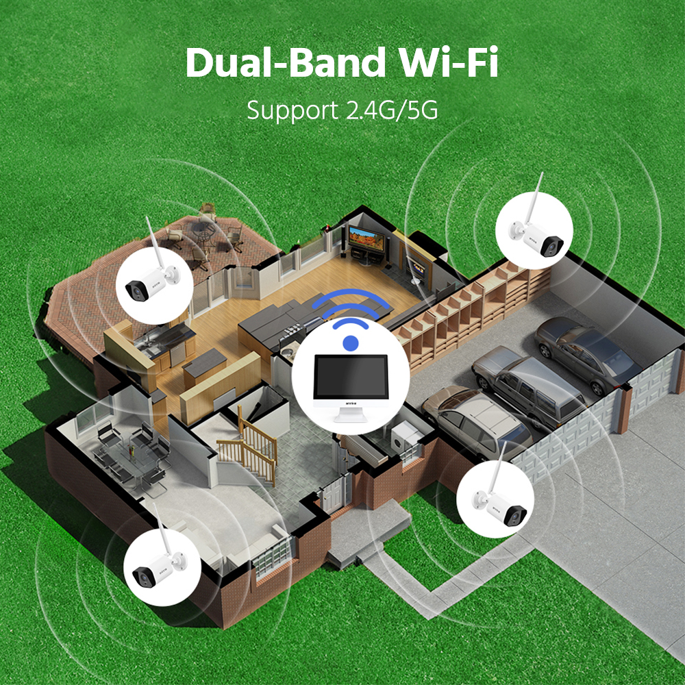 ANNKE 5MP  Wireless Security C - Home Security Kit With Camera 评论和价格