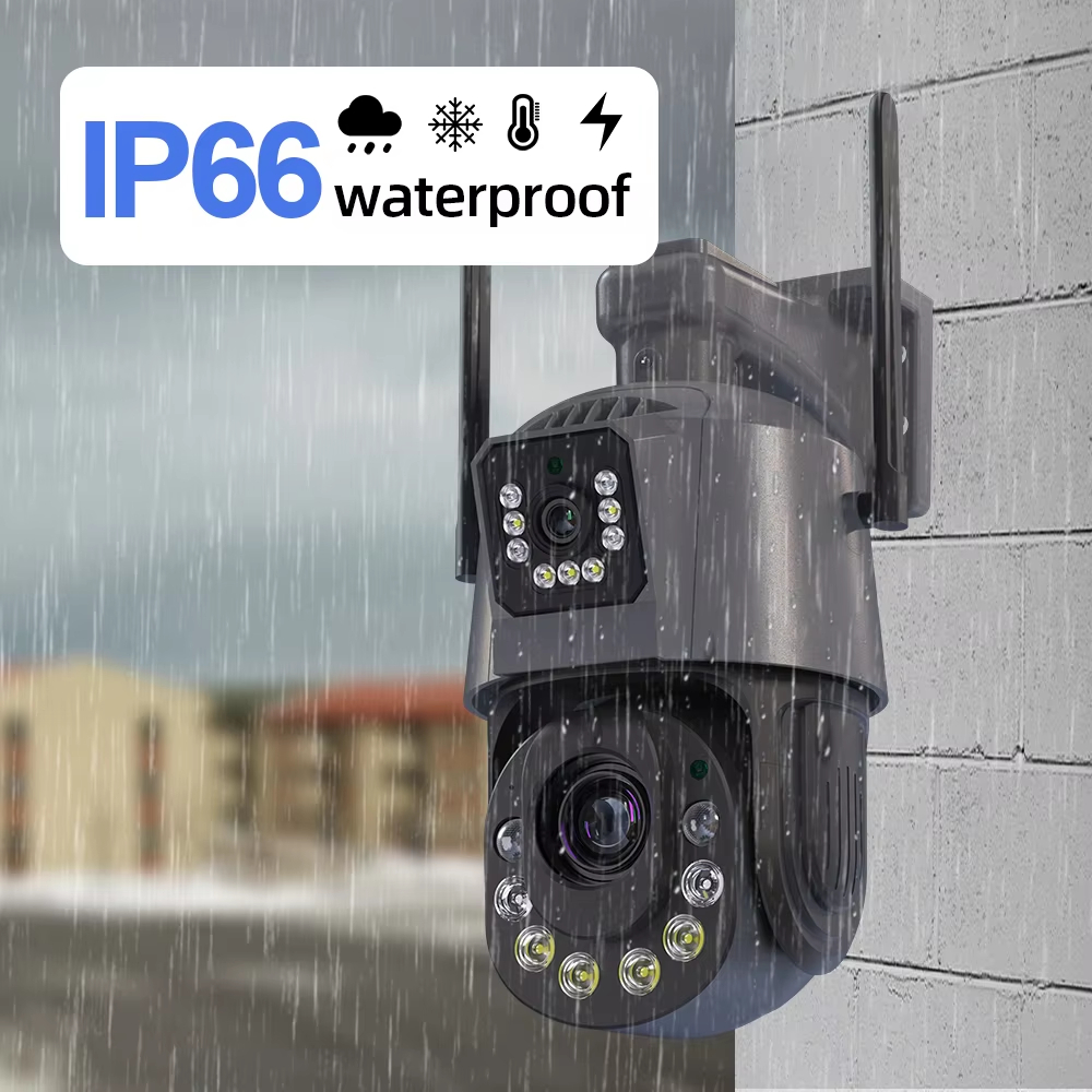 6MP Dual Lens WiFi PTZ Securit - Home Yard Security 评论和价格
