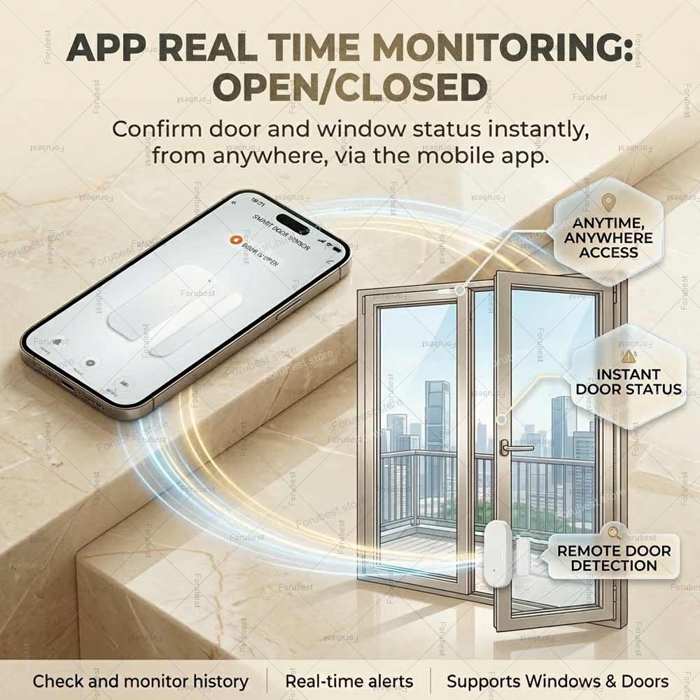 Tuya Zigbee Door Window Sensor - Home Security Technology 评论和价格