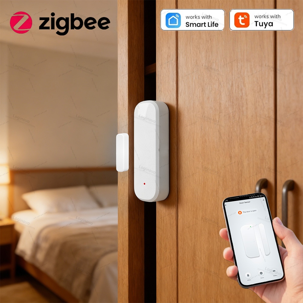 Tuya Zigbee Door Sensor Window - Home Security Technology 评论和价格
