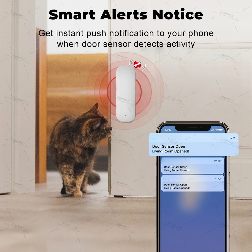 Tuya Zigbee Door Sensor Window - Home Security Technology 评论和价格