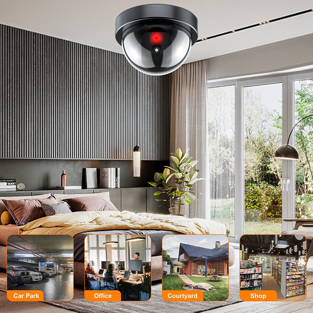 Dummy Security Camera,Fake Cam - Home Security Cameras Wireless 评论和价格