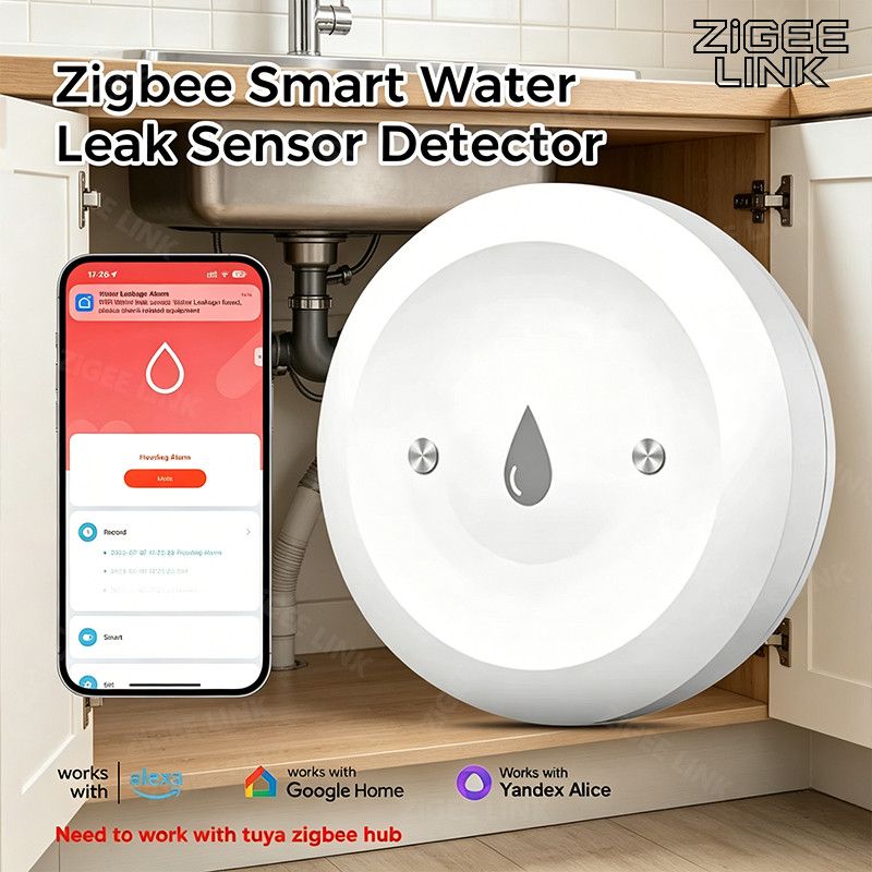 Zigbee3.0 Smart Water Leak Sen - Home Security Home Assistant 评论和价格