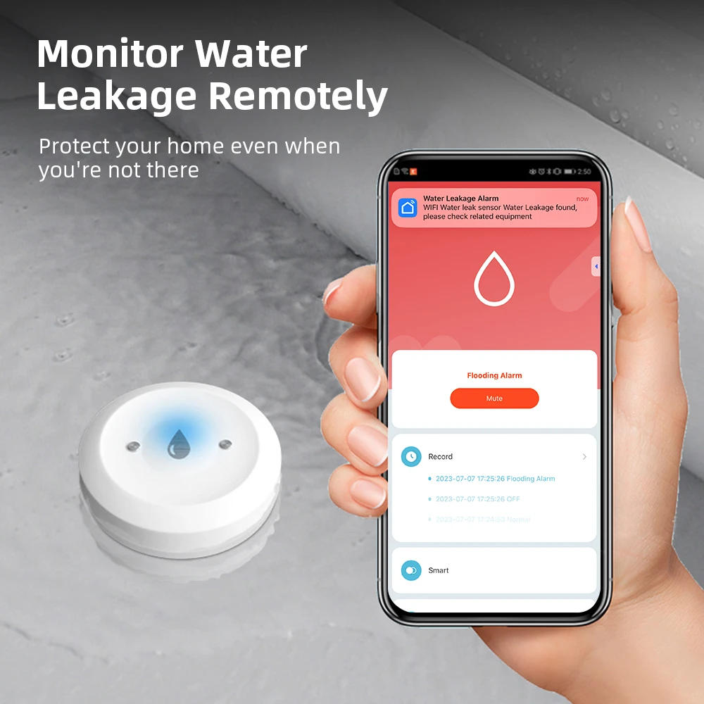 Zigbee3.0 Smart Water Leak Sen - Home Security Home Assistant 评论和价格