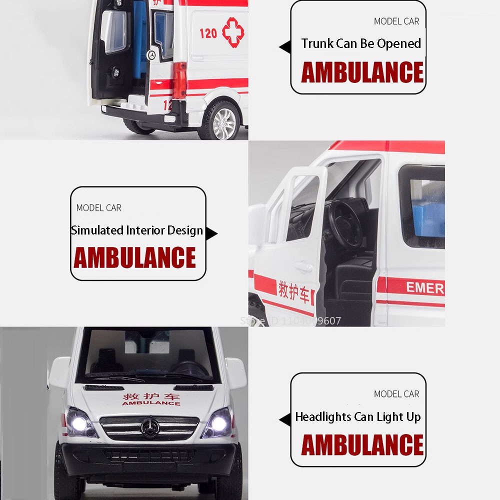 1:36 Scale City Ambulance Mode - Home Security Police 评论和价格