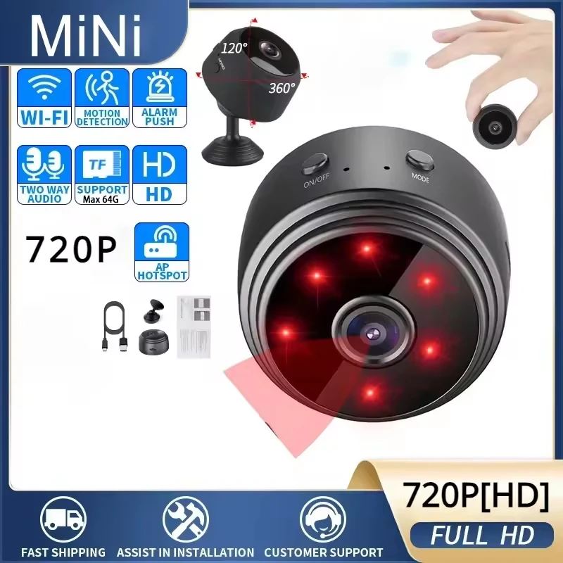 Wireless WiFi Camera A9 Mini V - Home Security Premium 评论和价格