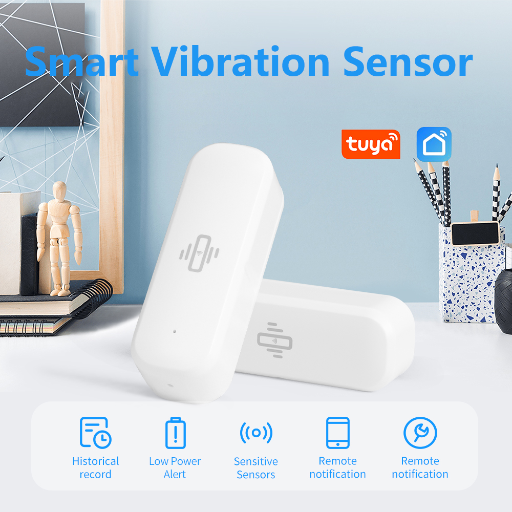 Tuya Smart WiFi Vibration Sens - Home Security Technology 评论和价格
