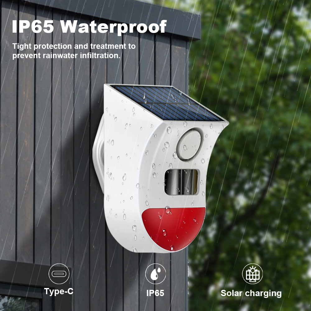 Tuya Zigbee Solar Siren Alarm  - Home Security Equipment 评论和价格