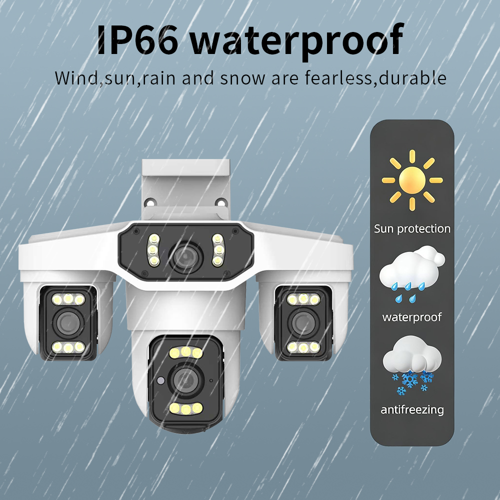 15MP 8K Wifi IP Camera Three L - Home Security Police 评论和价格