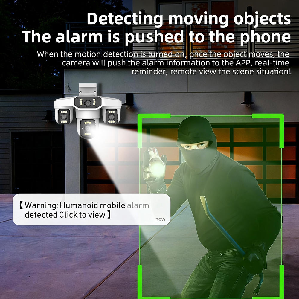 15MP 8K Wifi IP Camera Three L - Home Security Police 评论和价格