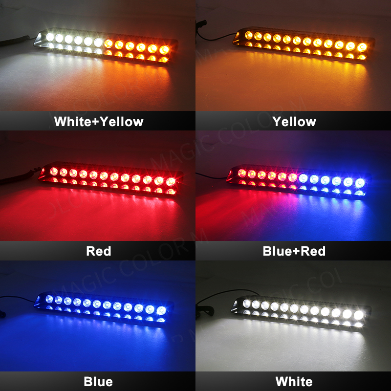 12 LED Car Strobe Light Flash  - Home Security Police 评论和价格