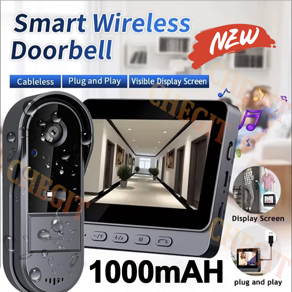 Wireless Wifi Doorbell Camera  - Home Security Premium 评论和价格