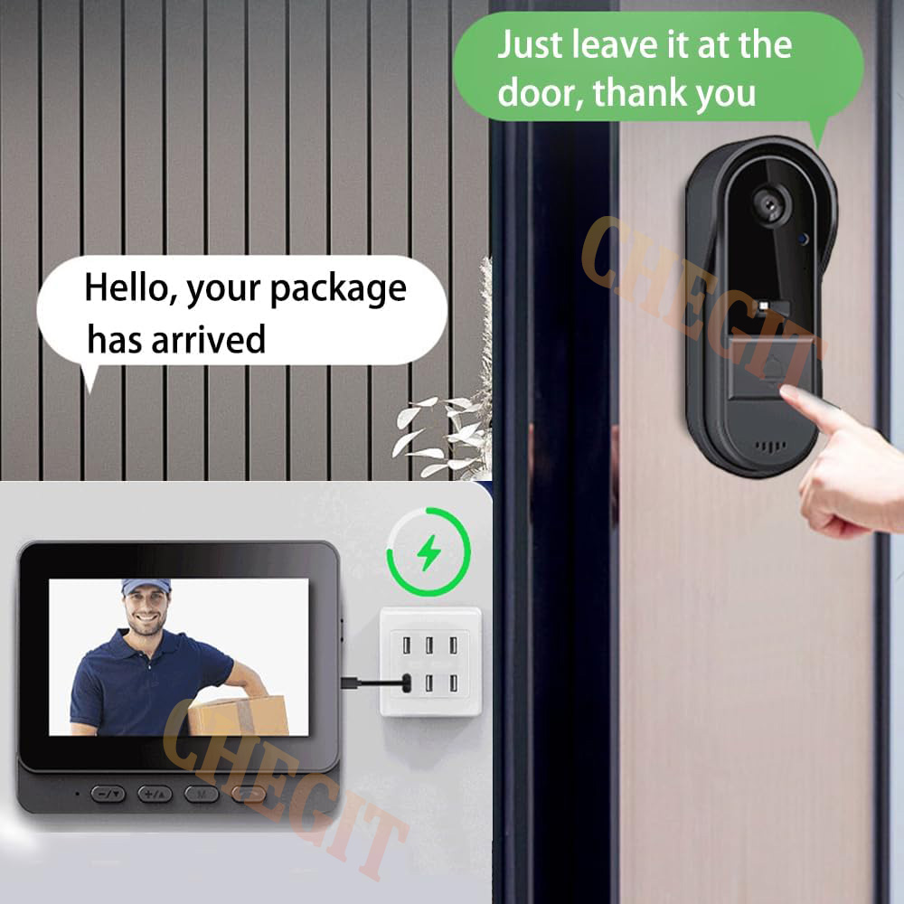 Wireless Wifi Doorbell Camera  - Home Security Premium 评论和价格