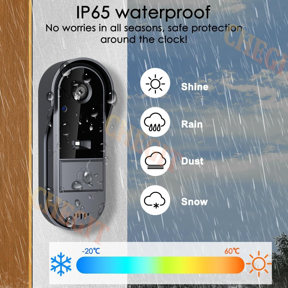 Wireless Wifi Doorbell Camera  - Home Security Premium 评论和价格