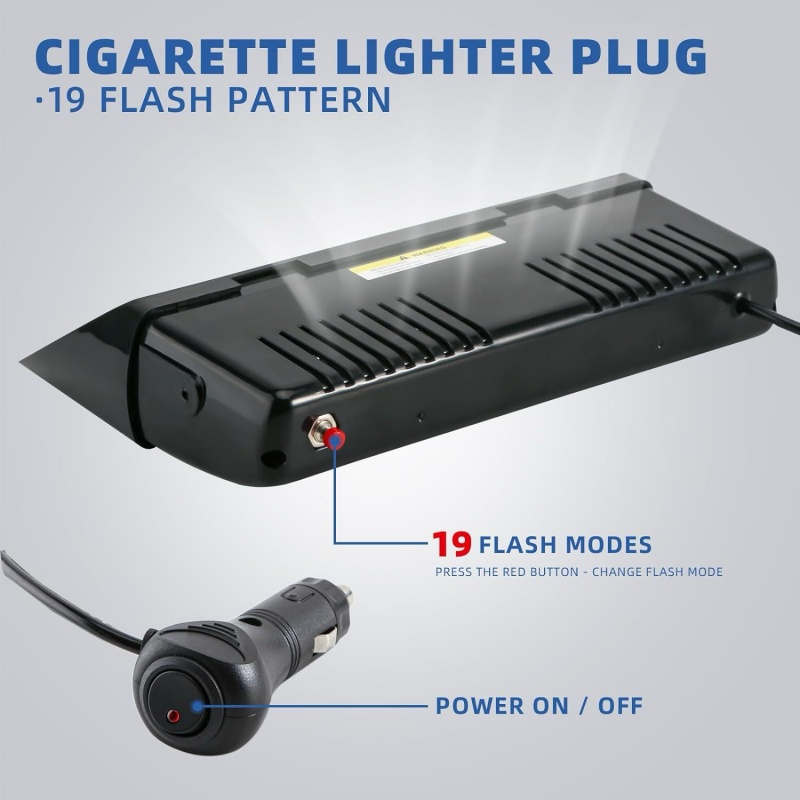 16LED Car LED Strobe Lamp 18 M - Home Security Police 评论和价格