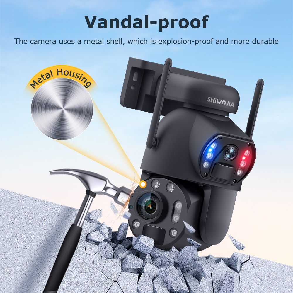 SHIWOJIA 6K 12MP 4G Solar Came - Ip Camera Outdoor 4K 评论和价格