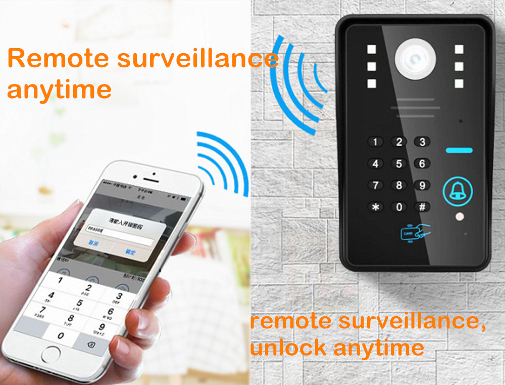 IP wifi video doorbell camera  - Home Security Kit With Camera 评论和价格