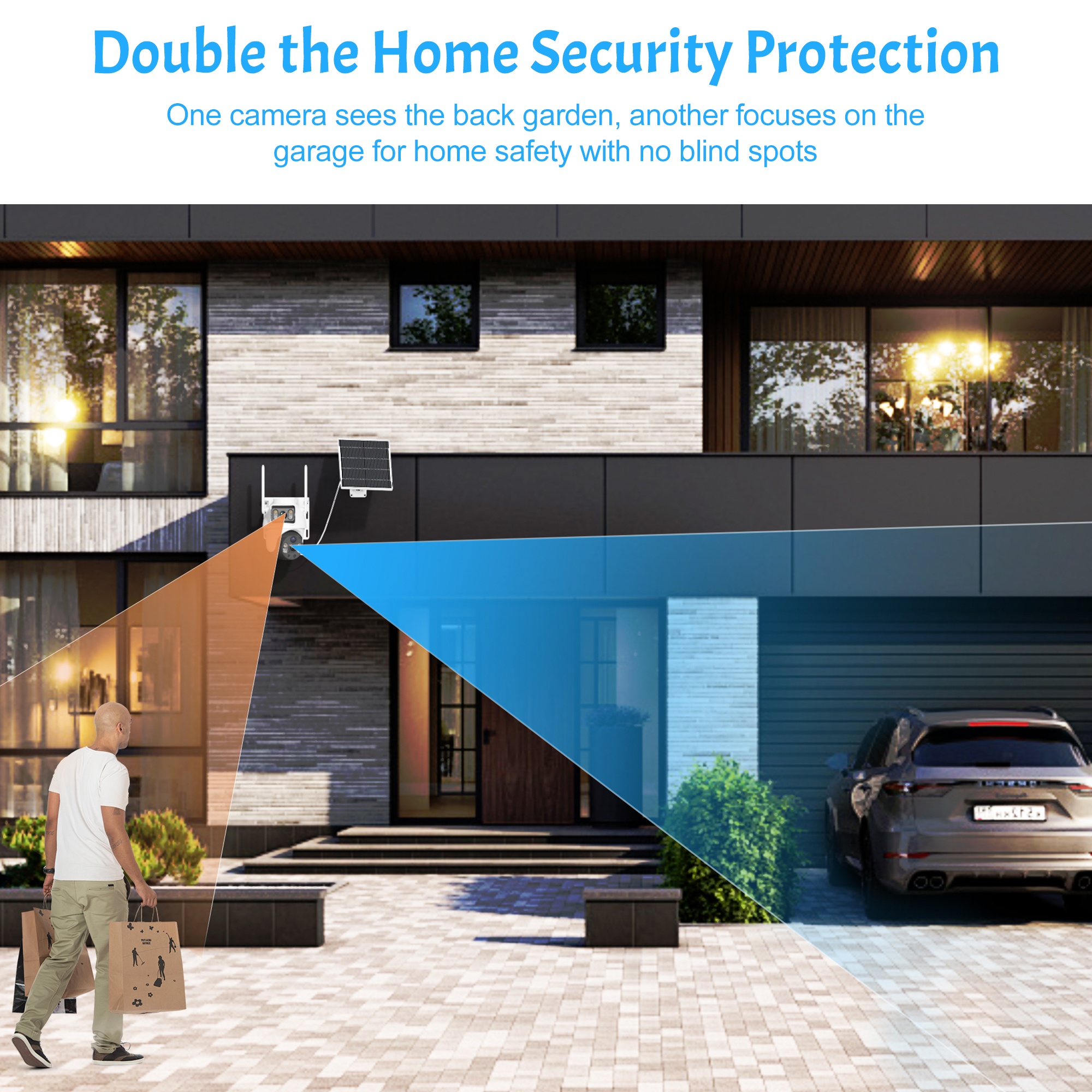 XIAOVV 8MP Solar Camera 4G SIM - Ip Camera Outdoor 4K 评论和价格