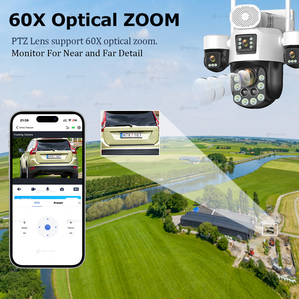 AOV Four Lens Outdoor Surveill - Home Security Home Assistant 评论和价格