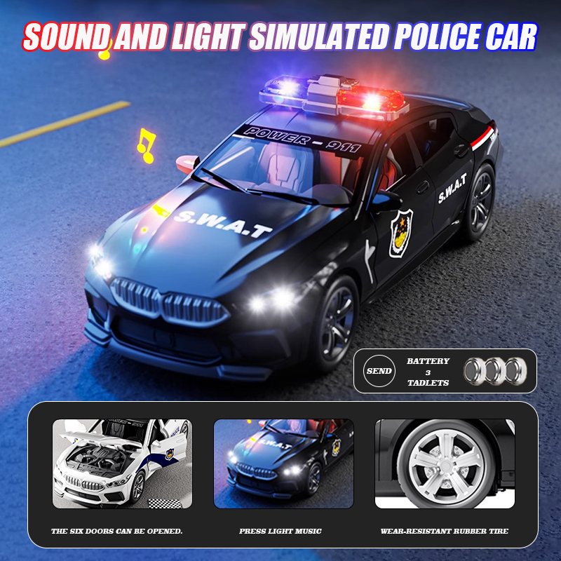 1:32 Simulation BMW M8 Police  - Home Security Police 评论和价格