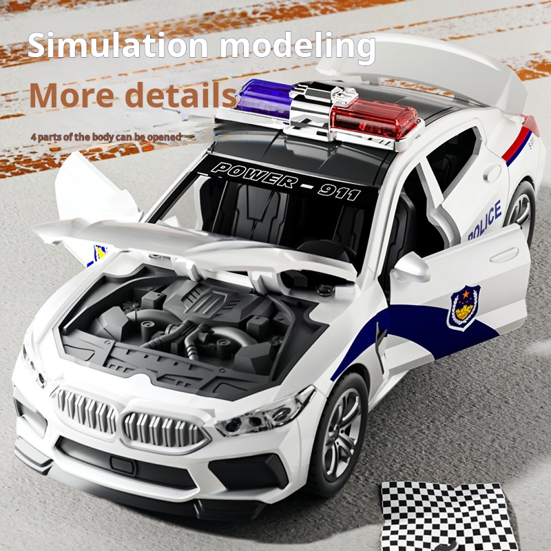 1:32 Simulation BMW M8 Police  - Home Security Police 评论和价格