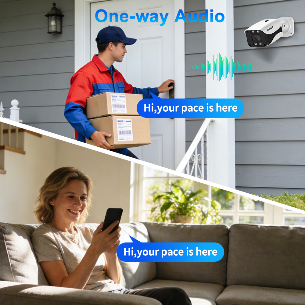 8MP Security Camera System 4K  - Ip Camera Outdoor 4K 评论和价格