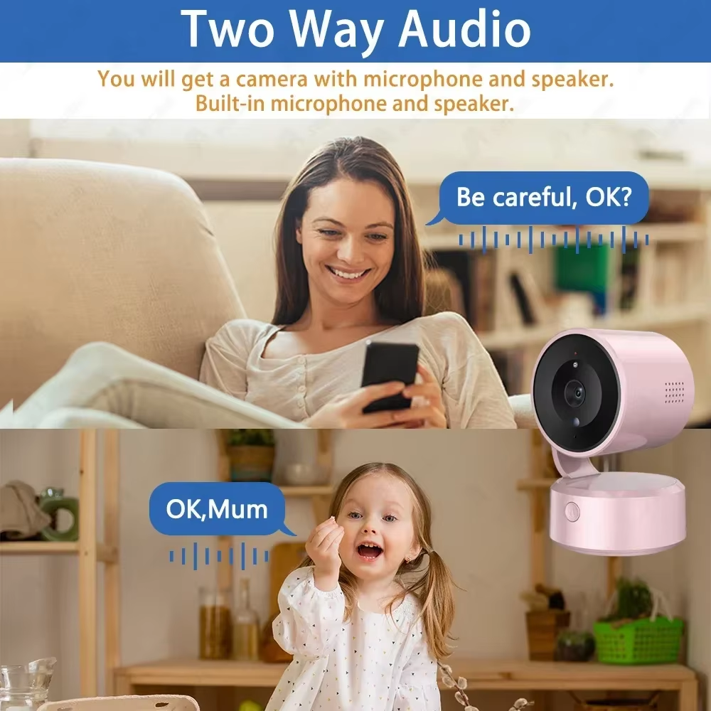 5MP Tiya Indoor WiFi Camera On - Home Yard Security 评论和价格
