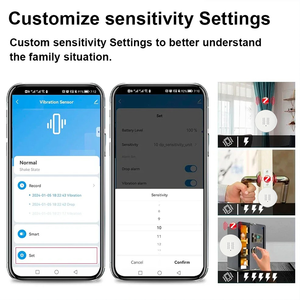 Tuya ZigBee Smart Vibration &  - Home Security Equipment 评论和价格