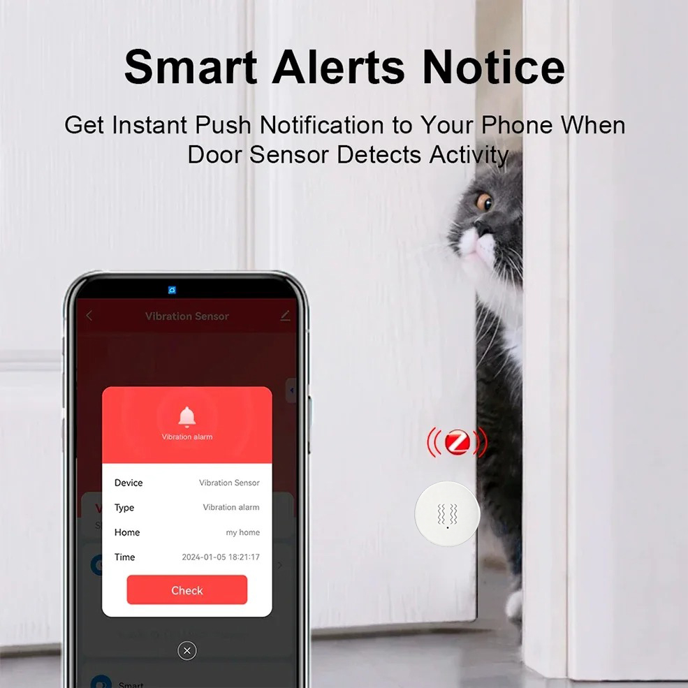 Tuya ZigBee Smart Vibration &  - Home Security Equipment 评论和价格