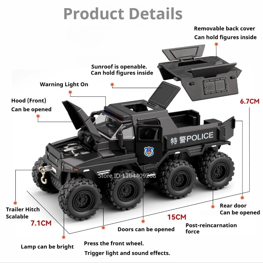 1:32 Conqueror Police Car Mode - Home Security Police 评论和价格