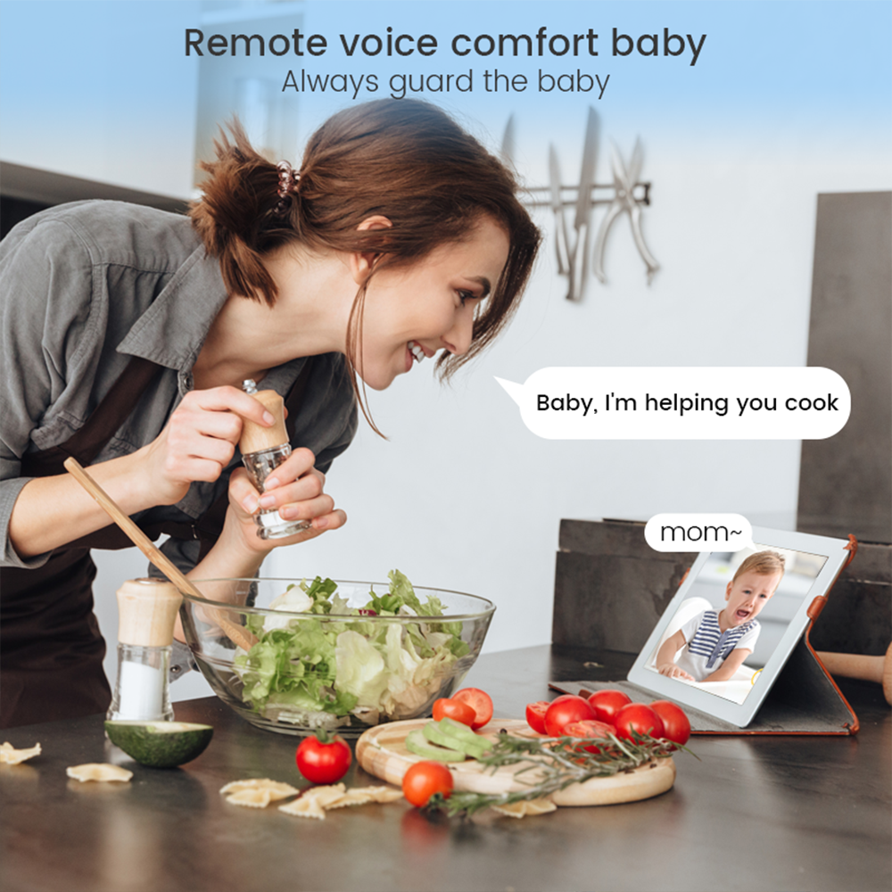 4MP WiFi xiaovv indoor Baby Mo - Home Security Premium 评论和价格