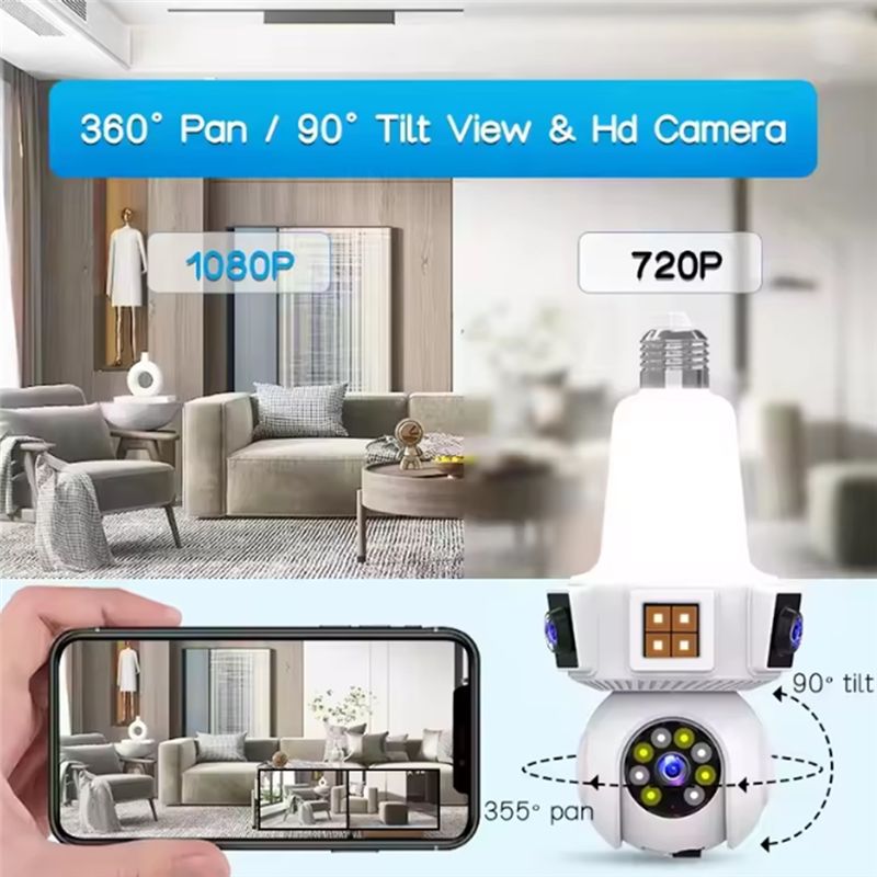 【A08I】Dual Lens Mart Home Wire - Home Security Home Assistant 评论和价格