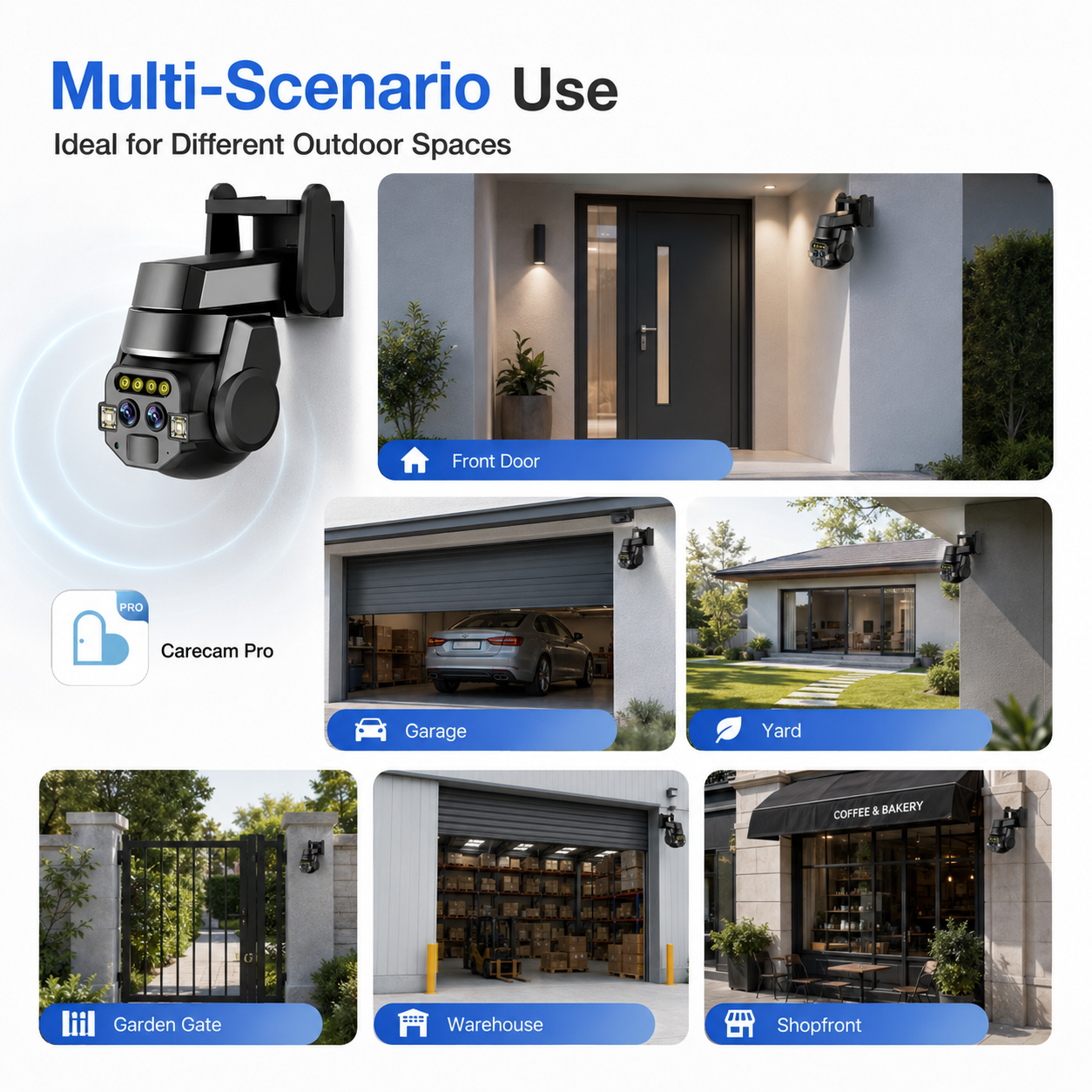8MP Dual Lens PTZ Security Cam - Home Yard Security 评论和价格