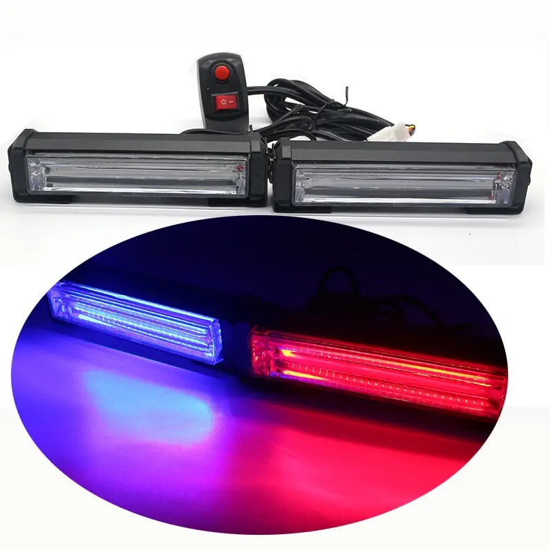 2Pcs COB Strobe Light Car Emer - Home Security Police 评论和价格