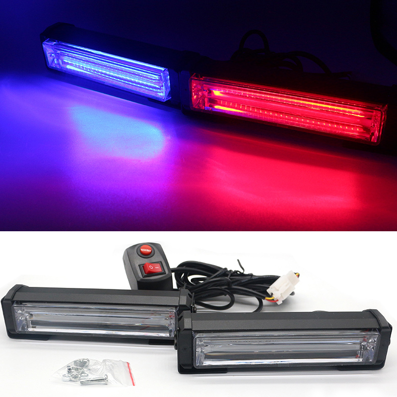 2Pcs COB Strobe Light Car Emer - Home Security Police 评论和价格