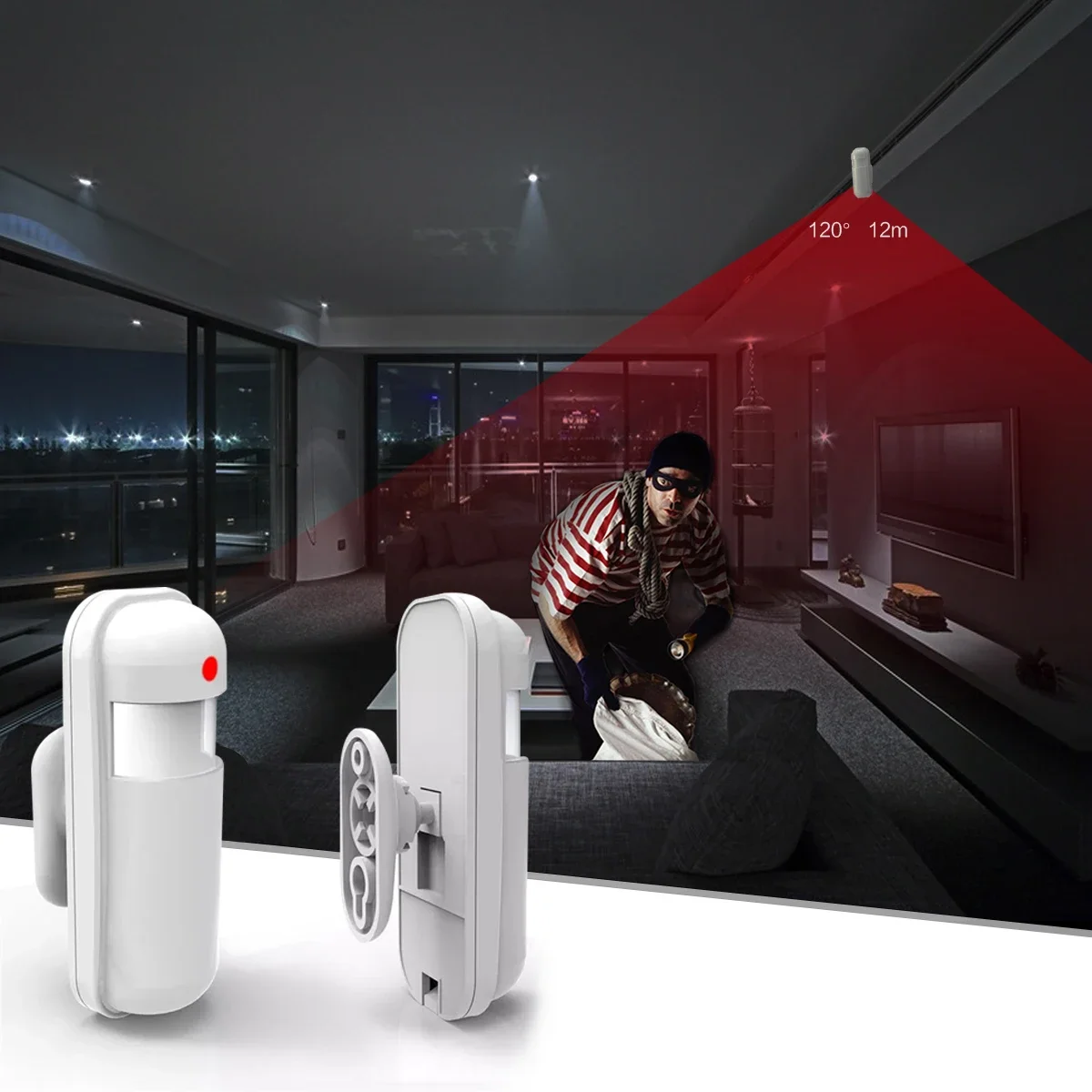 433MHz Motion Sensor Wireless  - Home Security Equipment 评论和价格
