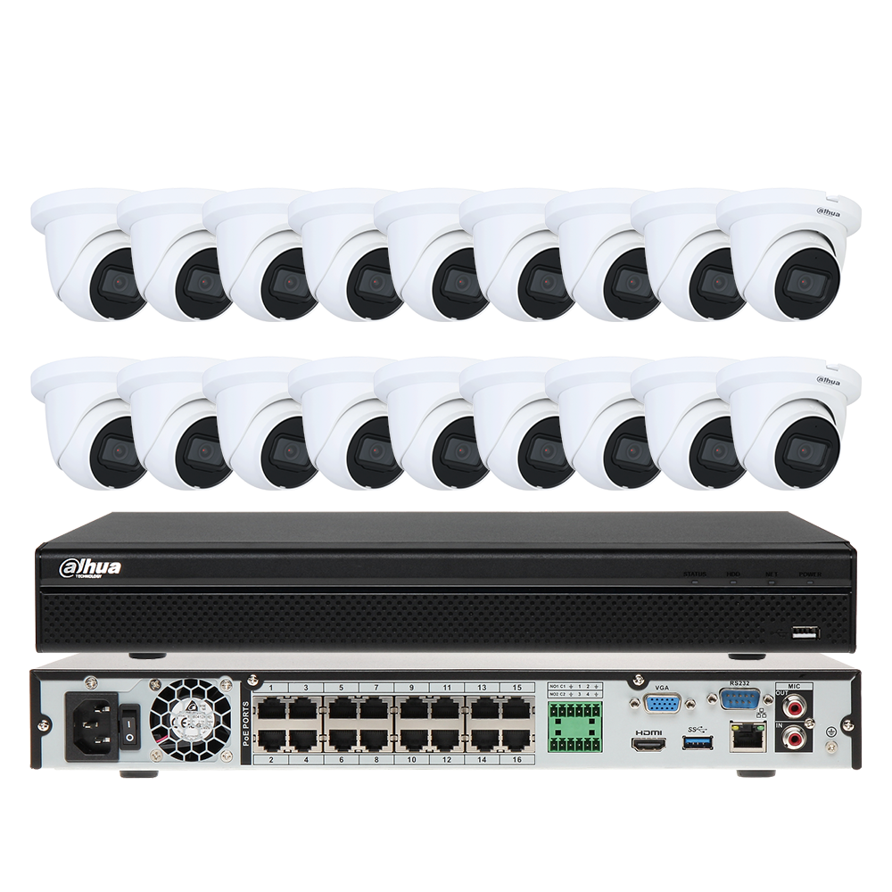 Dahua 16-Channel 8MP IP Camera - Ip Camera Outdoor 4K 评论和价格