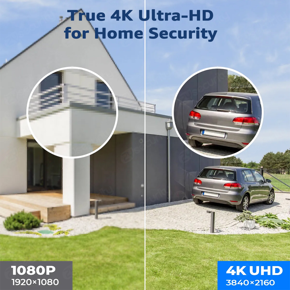 4K PoE Security Camera System  - Ip Camera Outdoor 4K 评论和价格
