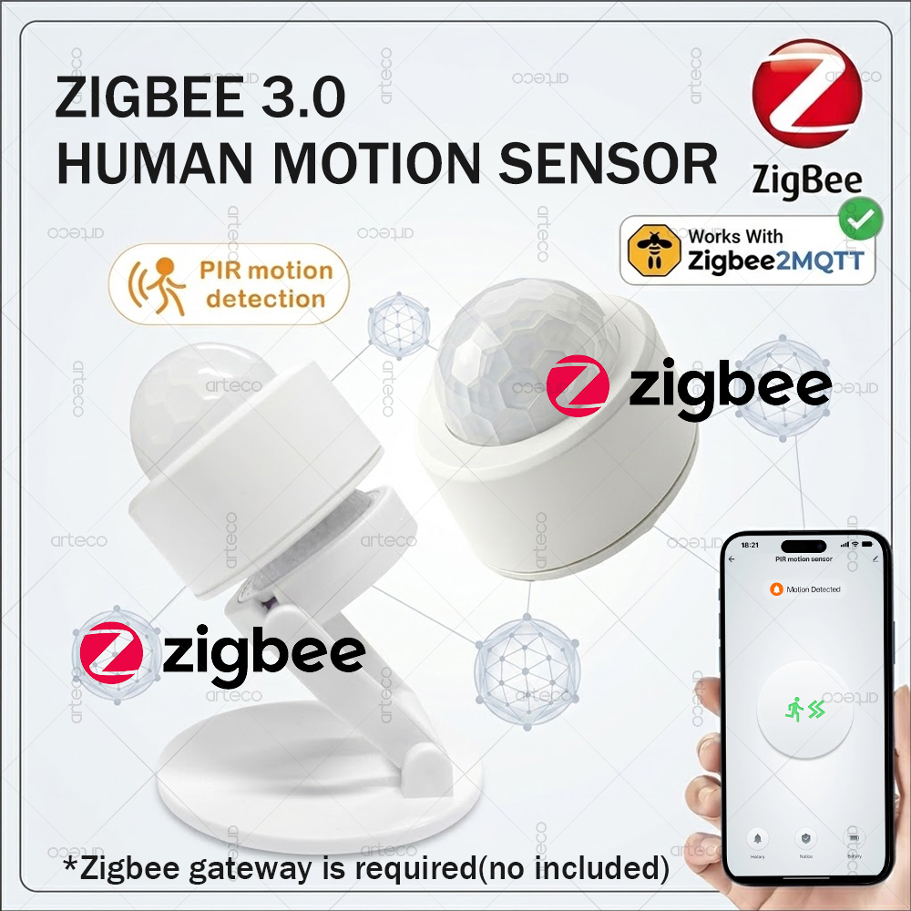 Zigbee 3.0 Mini PIR Motion Sen - Home Security Home Assistant 评论和价格